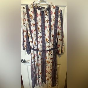 Floral Long Sleeve Dress